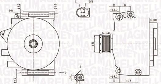 Magneti Marelli 063731764010 - Ģenerators autodraugiem.lv