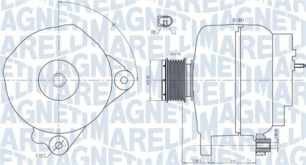 Magneti Marelli 063731763010 - Ģenerators autodraugiem.lv