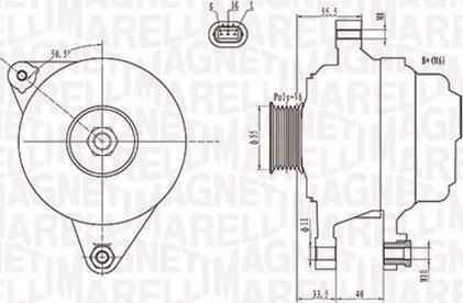 Magneti Marelli 063731703010 - Ģenerators autodraugiem.lv