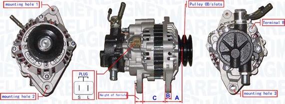 Magneti Marelli 063731711010 - Ģenerators autodraugiem.lv