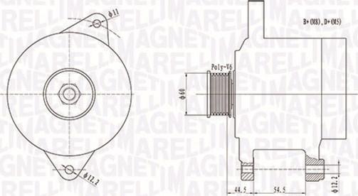 Magneti Marelli 063731718010 - Ģenerators autodraugiem.lv