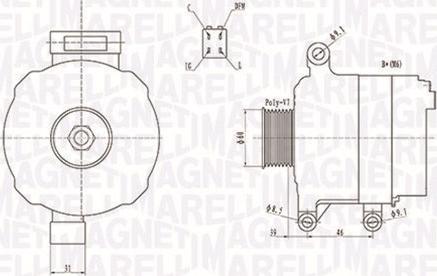 Magneti Marelli 063731728010 - Ģenerators autodraugiem.lv