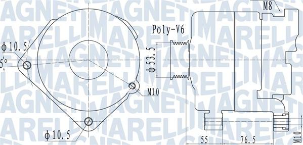Magneti Marelli 063732095010 - Ģenerators autodraugiem.lv