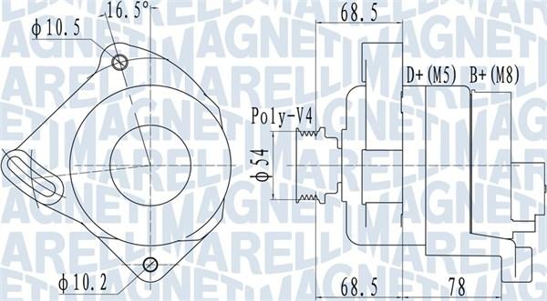 Magneti Marelli 063732096010 - Ģenerators autodraugiem.lv