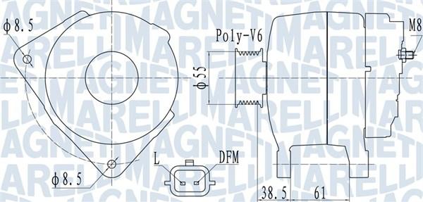 Magneti Marelli 063732098010 - Ģenerators autodraugiem.lv