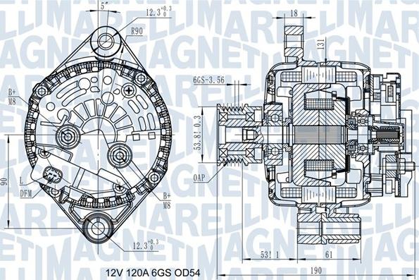 Magneti Marelli 063732045010 - Ģenerators autodraugiem.lv