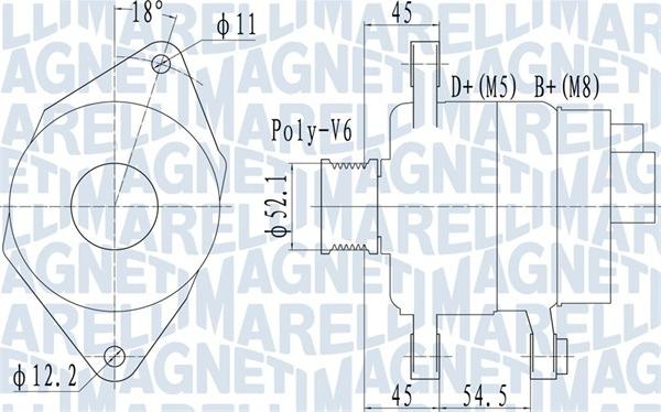 Magneti Marelli 063732048010 - Ģenerators autodraugiem.lv