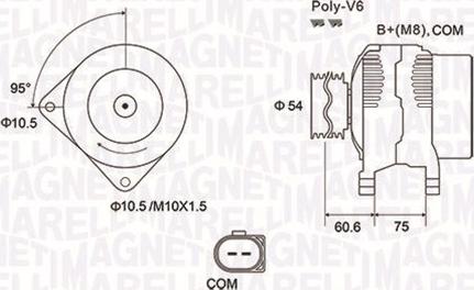 Magneti Marelli 063732051010 - Ģenerators autodraugiem.lv