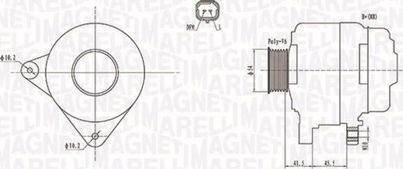 Magneti Marelli 063732008010 - Ģenerators autodraugiem.lv