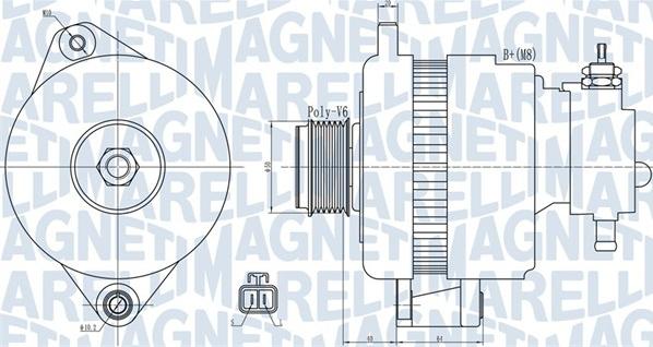 Magneti Marelli 063732018010 - Ģenerators autodraugiem.lv