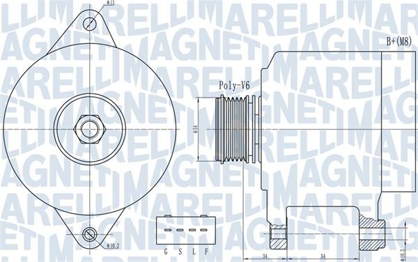 Magneti Marelli 063732013010 - Ģenerators autodraugiem.lv