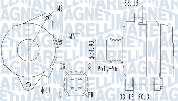 Magneti Marelli 063732027010 - Ģenerators autodraugiem.lv