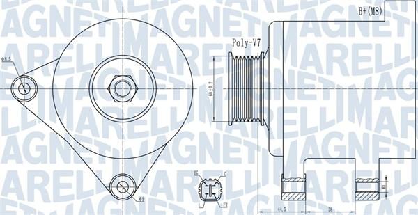 Magneti Marelli 063732078010 - Ģenerators autodraugiem.lv