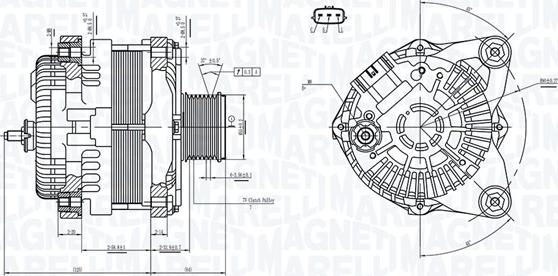 Magneti Marelli 063732182010 - Ģenerators autodraugiem.lv