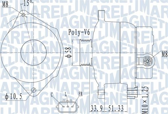 Magneti Marelli 063732138010 - Ģenerators autodraugiem.lv