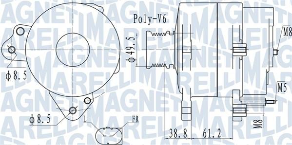 Magneti Marelli 063732137010 - Ģenerators autodraugiem.lv