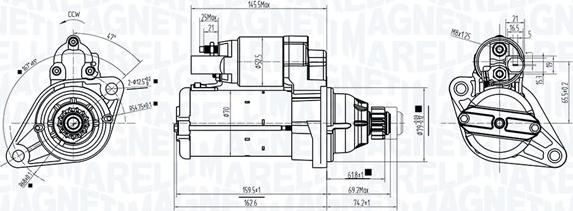 Magneti Marelli 063725944010 - Starteris autodraugiem.lv