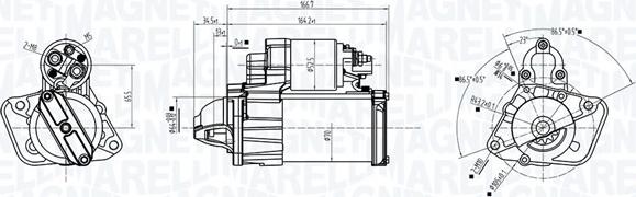 Magneti Marelli 063726375010 - Starteris autodraugiem.lv