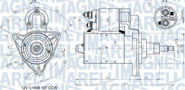 Magneti Marelli 063720597010 - Starteris autodraugiem.lv