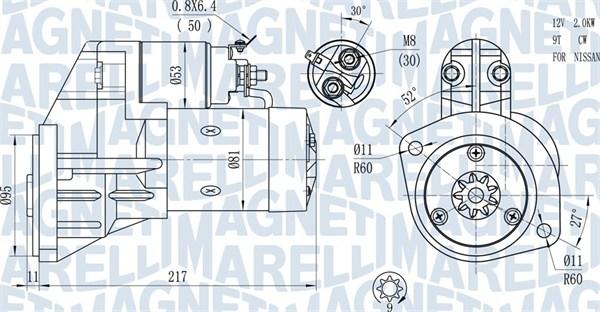 Magneti Marelli 063720660010 - Starteris autodraugiem.lv