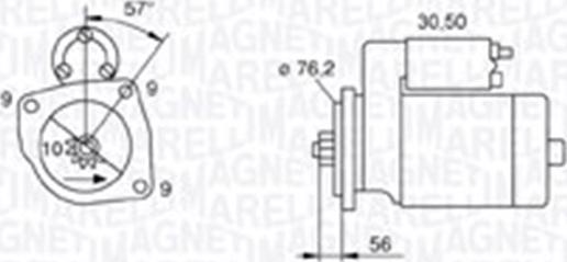 Magneti Marelli 063720801010 - Starteris autodraugiem.lv