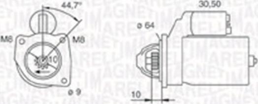 Magneti Marelli 063720371010 - Starteris autodraugiem.lv