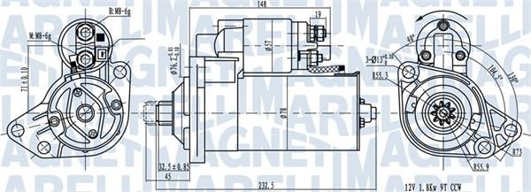 Magneti Marelli 063720789010 - Starteris autodraugiem.lv