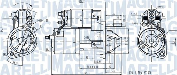 Magneti Marelli 063721492010 - Starteris autodraugiem.lv