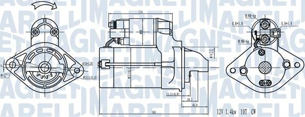 Magneti Marelli 063721441910 - Starteris autodraugiem.lv