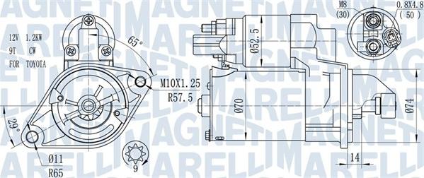 Magneti Marelli 063721450010 - Starteris autodraugiem.lv