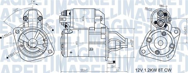 Magneti Marelli 063721465010 - Starteris autodraugiem.lv