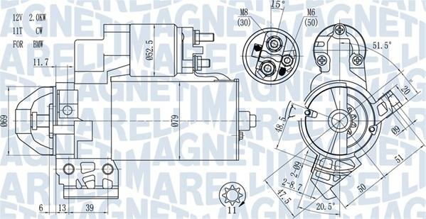 Magneti Marelli 063721466010 - Starteris autodraugiem.lv