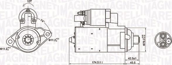 Magneti Marelli 063721409010 - Starteris autodraugiem.lv