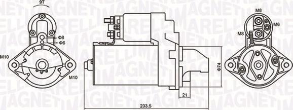 Magneti Marelli 063721406010 - Starteris autodraugiem.lv