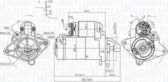 Magneti Marelli 063728021810 - Starteris autodraugiem.lv