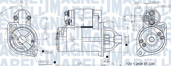 Magneti Marelli 063721433010 - Starteris autodraugiem.lv