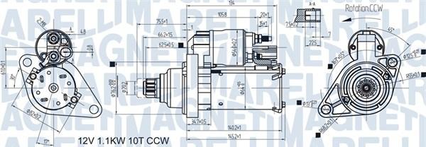 Magneti Marelli 063721470010 - Starteris autodraugiem.lv