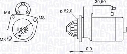 Magneti Marelli 063721552010 - Starteris autodraugiem.lv