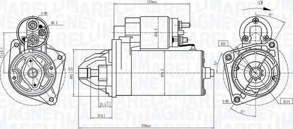 Magneti Marelli 063721687010 - Starteris autodraugiem.lv