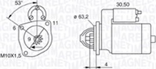 Magneti Marelli 063721057010 - Starteris autodraugiem.lv