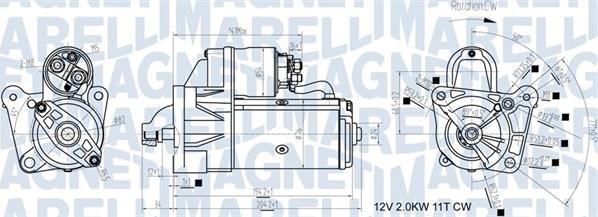 Magneti Marelli 063721193010 - Starteris autodraugiem.lv