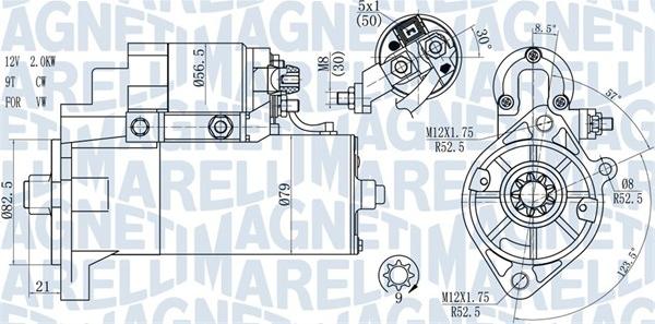 Magneti Marelli 063721165010 - Starteris autodraugiem.lv