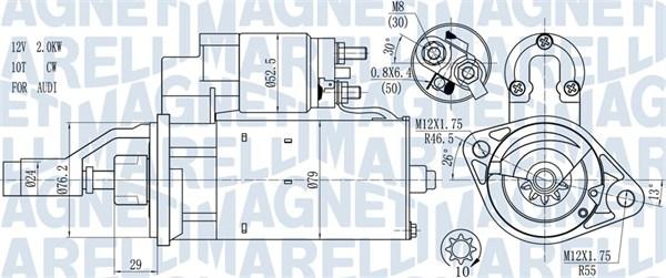 Magneti Marelli 063721114010 - Starteris autodraugiem.lv