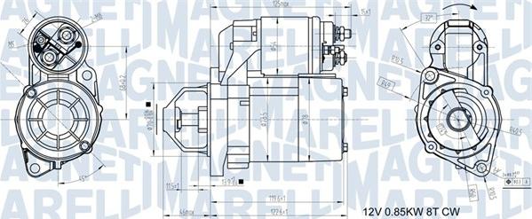 Magneti Marelli 063721117010 - Starteris autodraugiem.lv