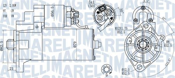 Magneti Marelli 063721187010 - Starteris autodraugiem.lv