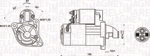 Magneti Marelli 063721136010 - Starteris autodraugiem.lv