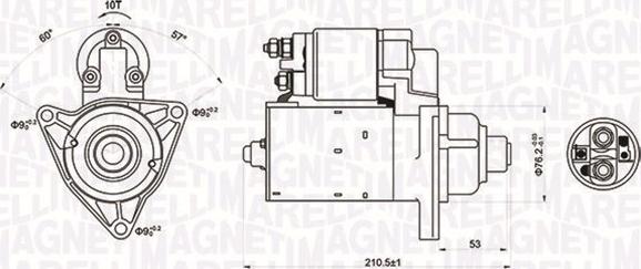 Magneti Marelli 063721176010 - Starteris autodraugiem.lv