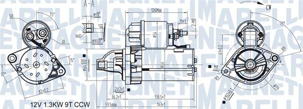 Magneti Marelli 063721346010 - Starteris autodraugiem.lv