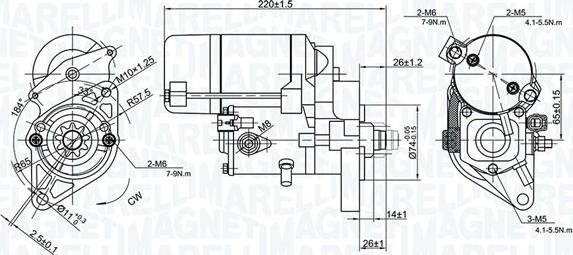 Magneti Marelli 063721358010 - Starteris autodraugiem.lv