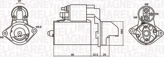 Magneti Marelli 063721334010 - Starteris autodraugiem.lv